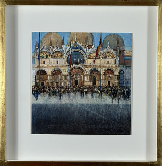 Angus McEwan - Lazy Afternoon at San Marco Original Watercolour
