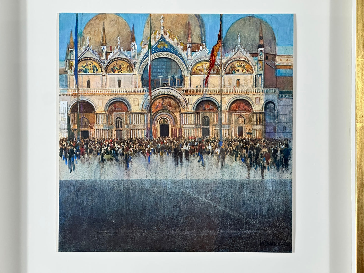 Angus McEwan - Lazy Afternoon at San Marco Original Watercolour