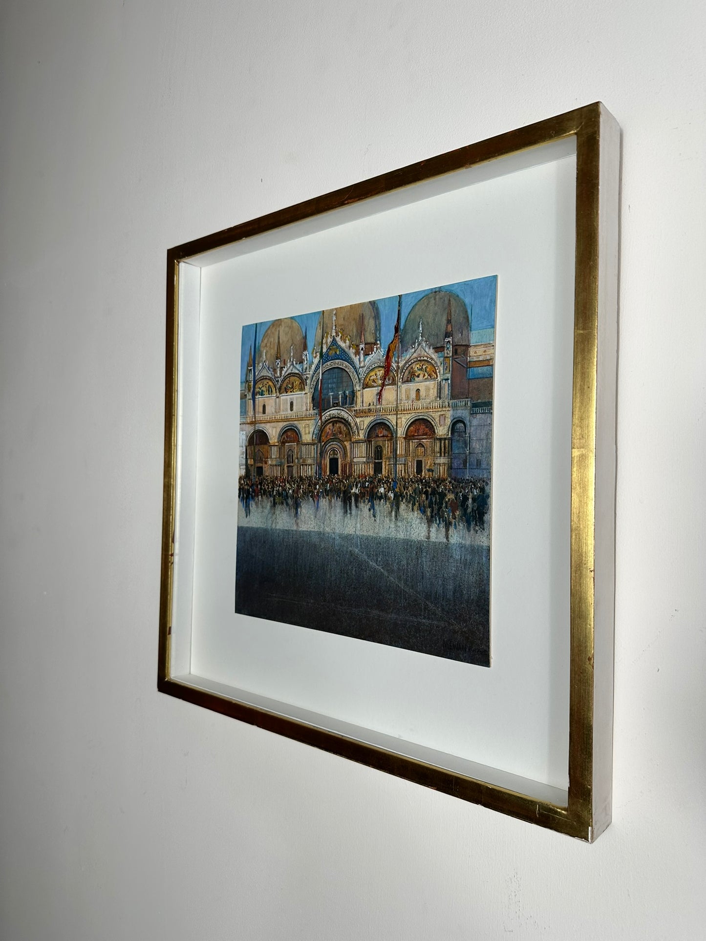 Angus McEwan - Lazy Afternoon at San Marco Original Watercolour