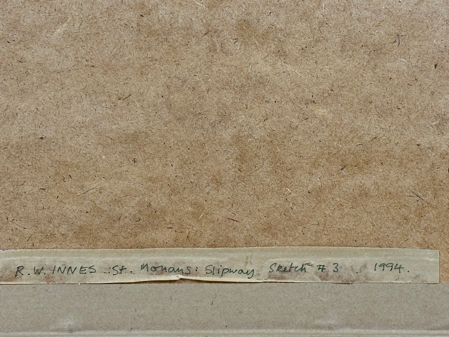 Robert Wemyss Innes - St Monans: Slipway Sketch #3, 1994