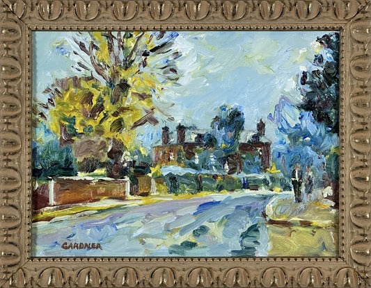 Keith Gardner RCA (1933-2025) - Birkenhead Park - Oil on Board