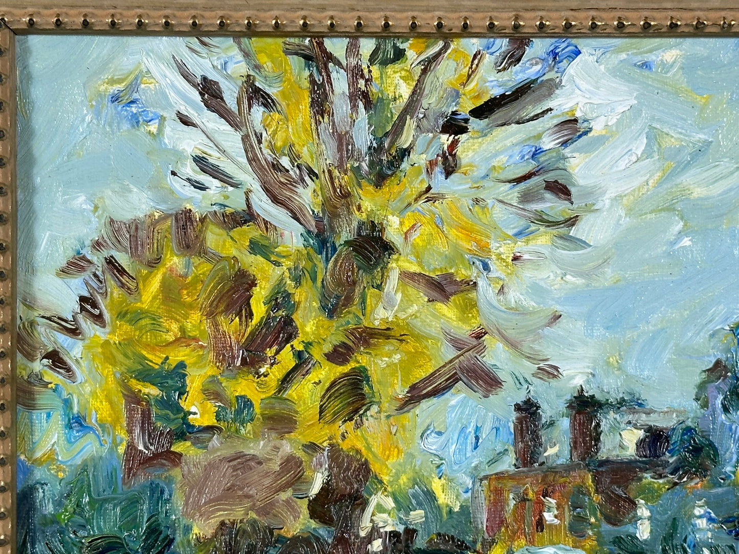 Keith Gardner RCA (1933-2025) - Birkenhead Park - Oil on Board
