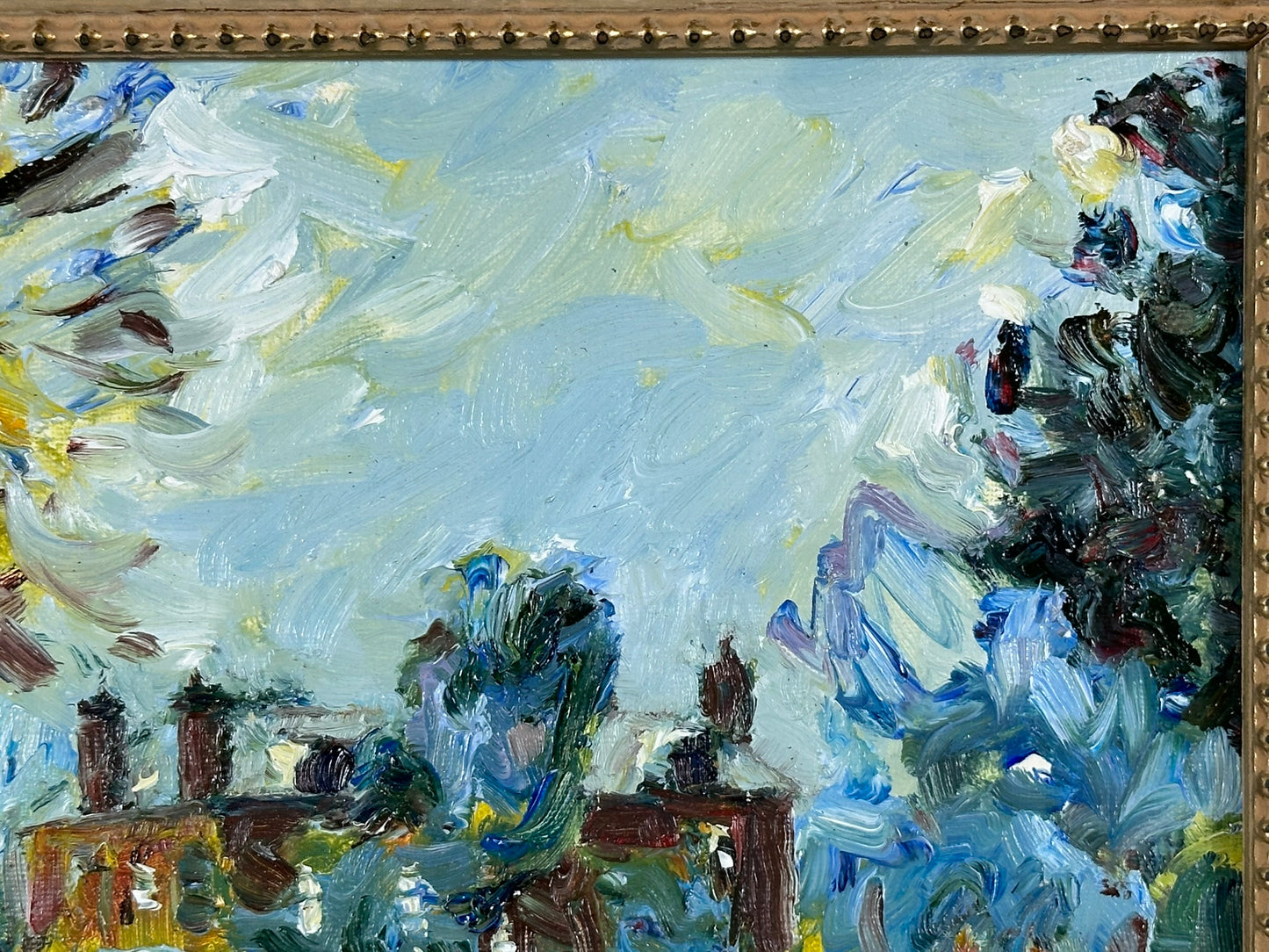 Keith Gardner RCA (1933-2025) - Birkenhead Park - Oil on Board