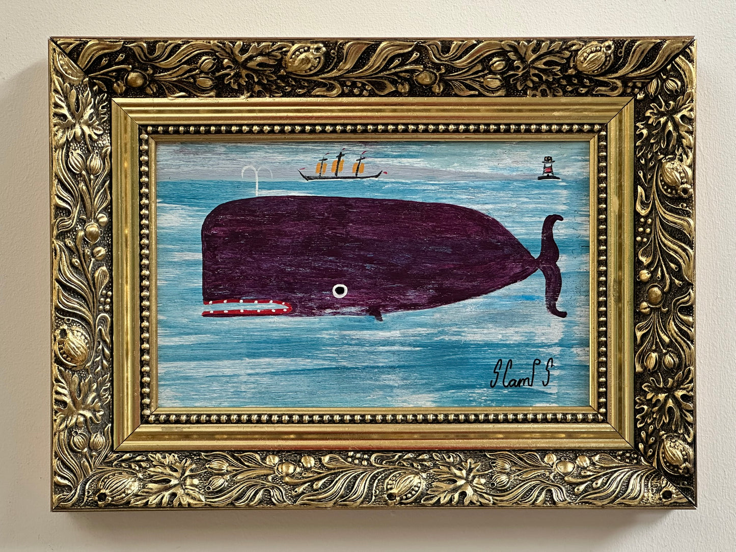 Steve Camps (b.1957) - Big Violet
