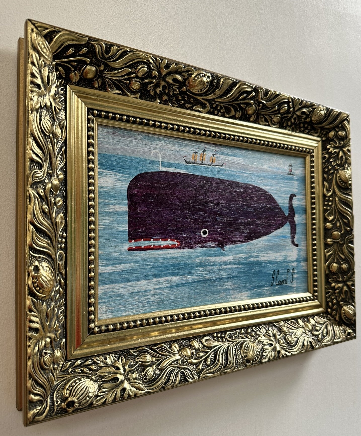 Steve Camps (b.1957) - Big Violet