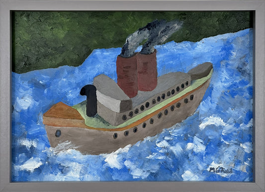 Mark Greenfield (b.1964) - Cornish Cruiser Ship