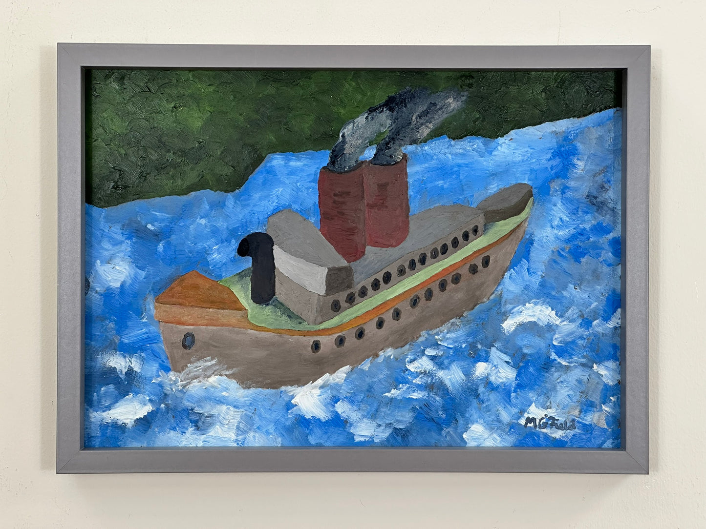 Mark Greenfield (b.1964) - Cornish Cruiser Ship