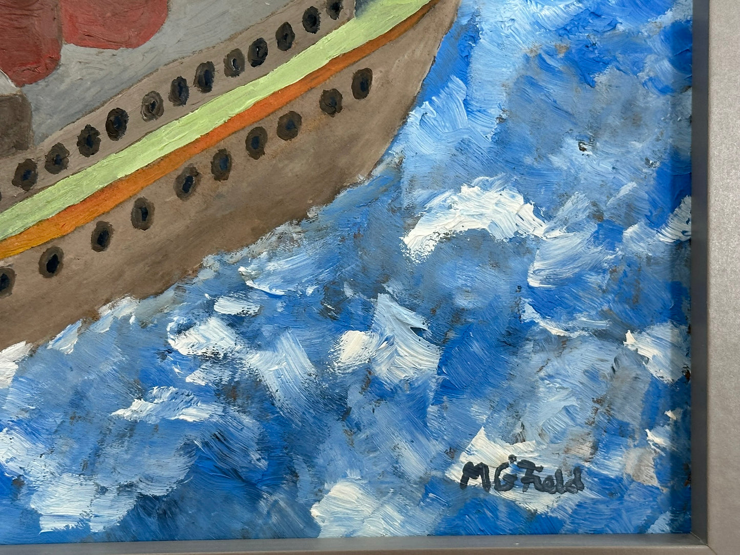 Mark Greenfield (b.1964) - Cornish Cruiser Ship