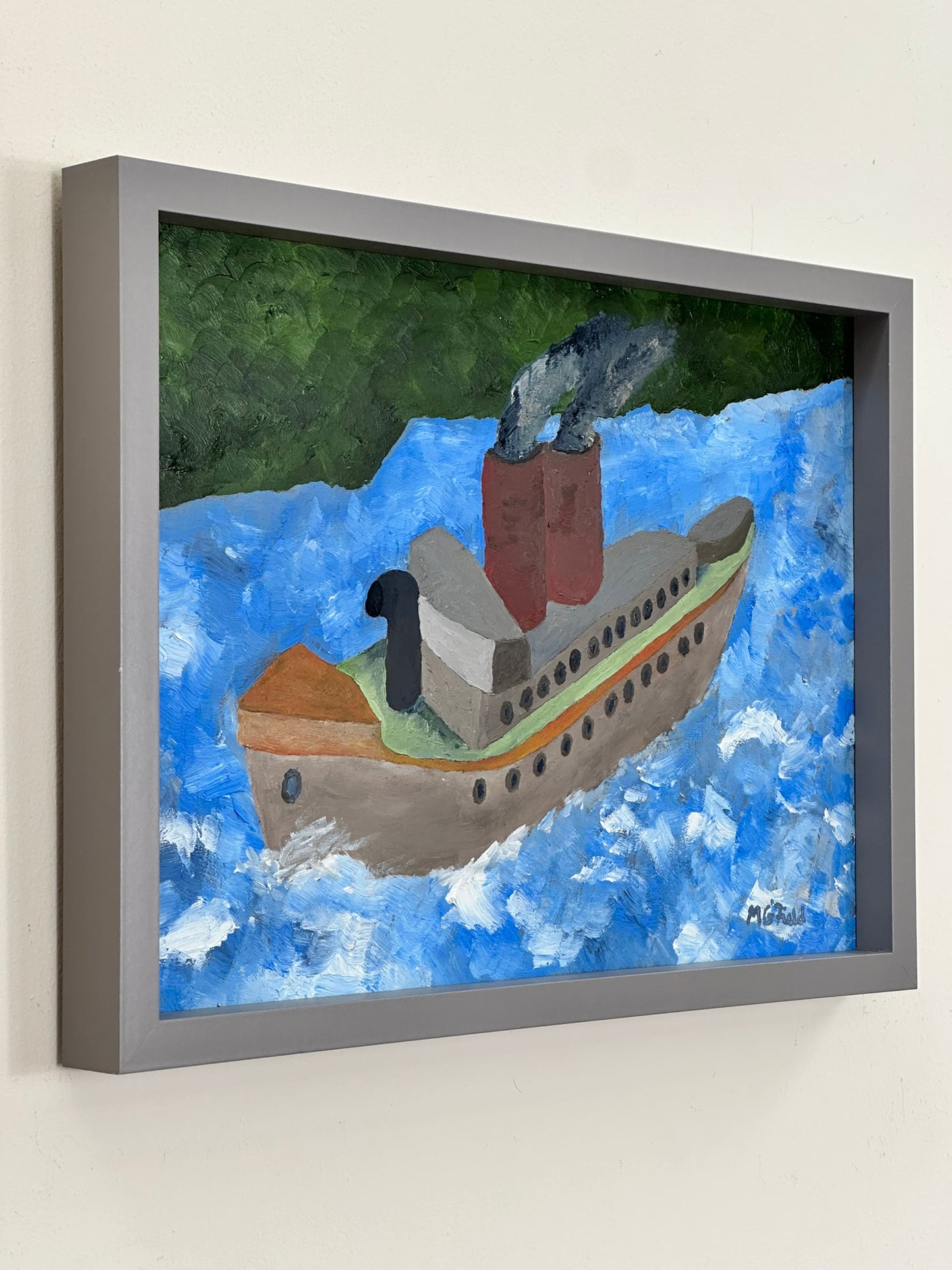 Mark Greenfield (b.1964) - Cornish Cruiser Ship