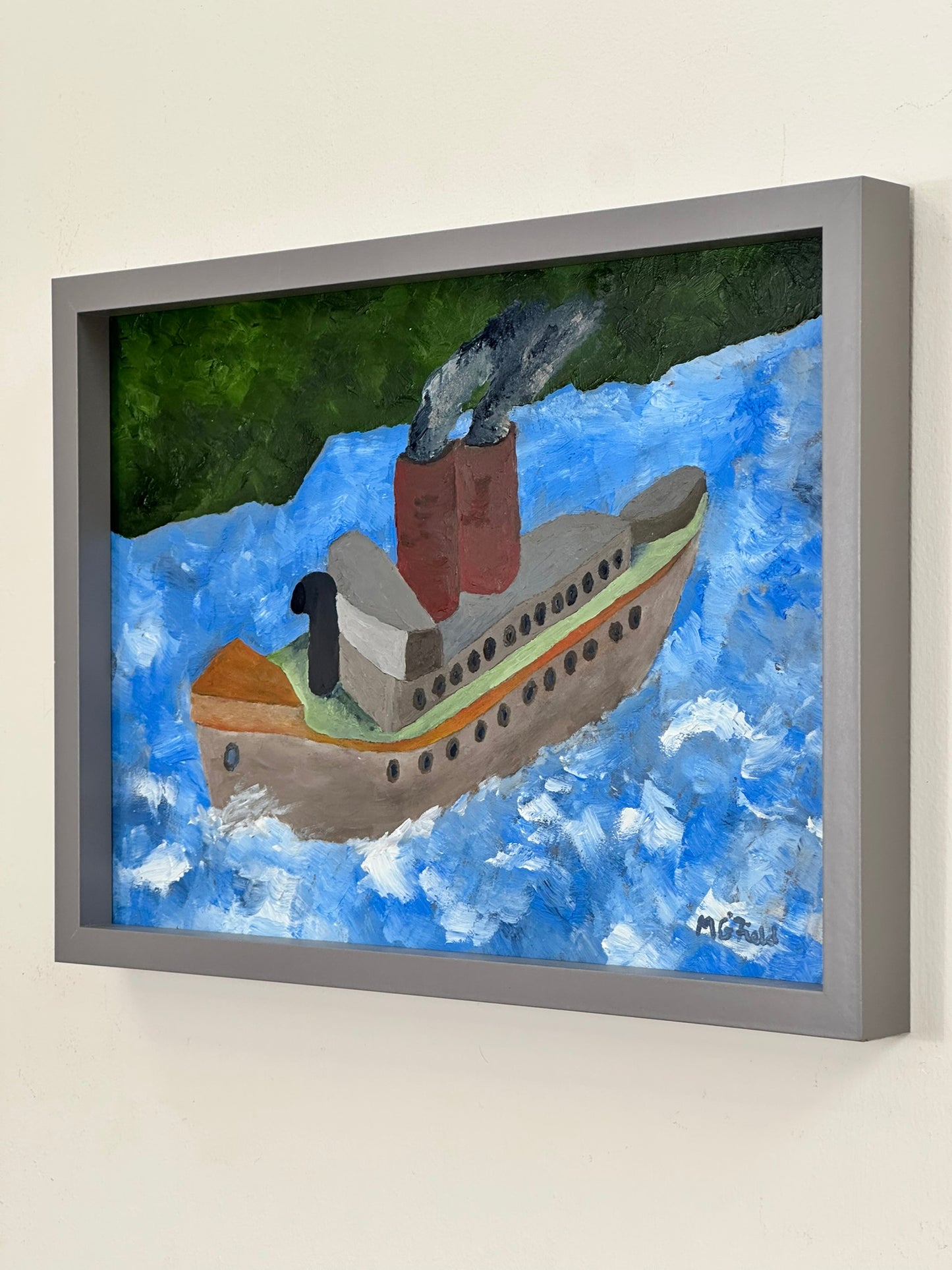 Mark Greenfield (b.1964) - Cornish Cruiser Ship