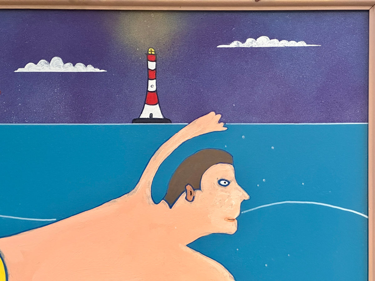 Steve Camps (b.1957) - The Wild Swimmer
