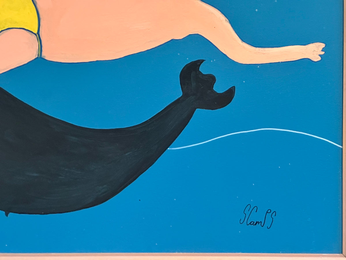 Steve Camps (b.1957) - The Wild Swimmer