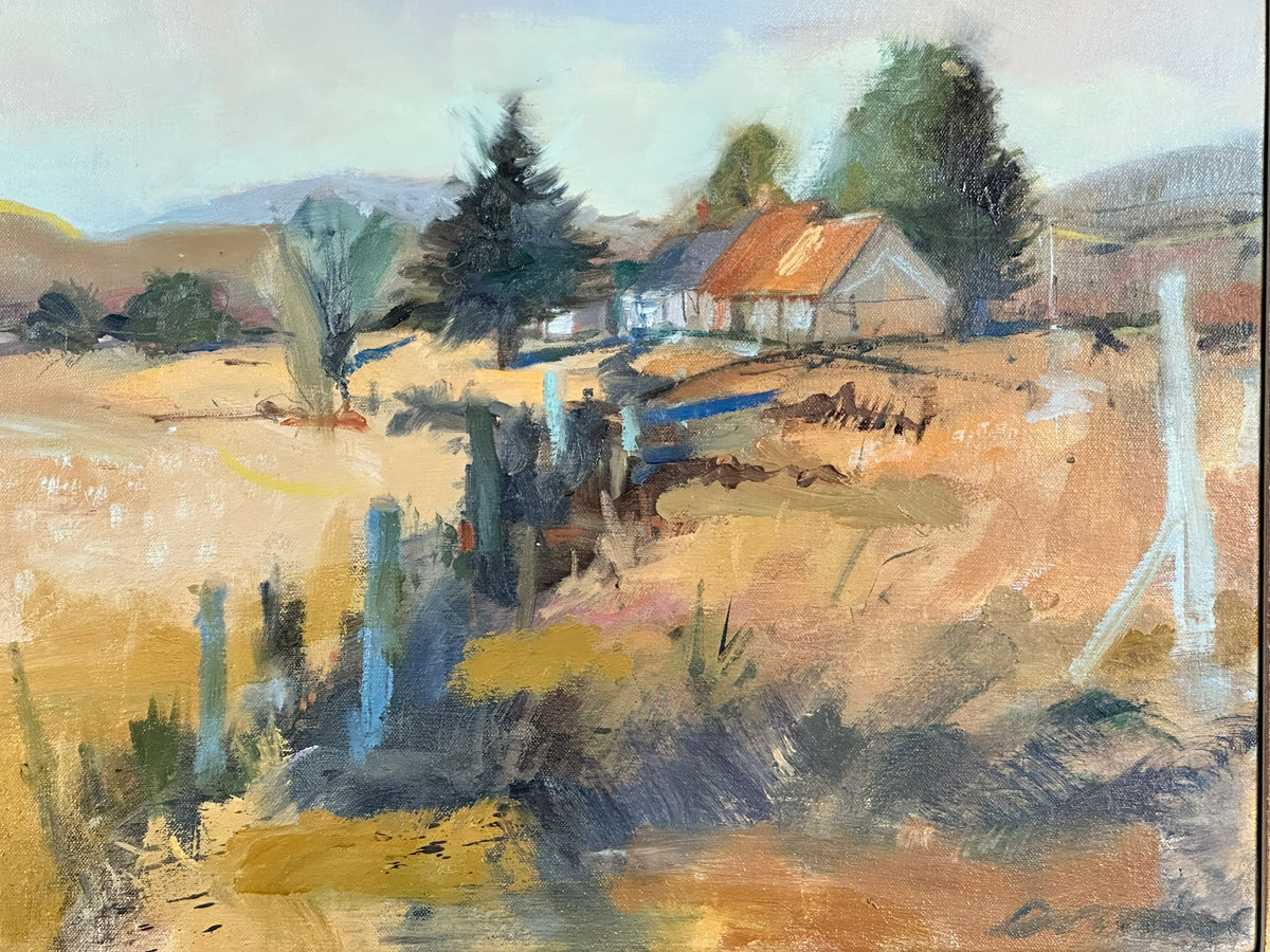 Kate Downie RSA (b.1958) - River Croft