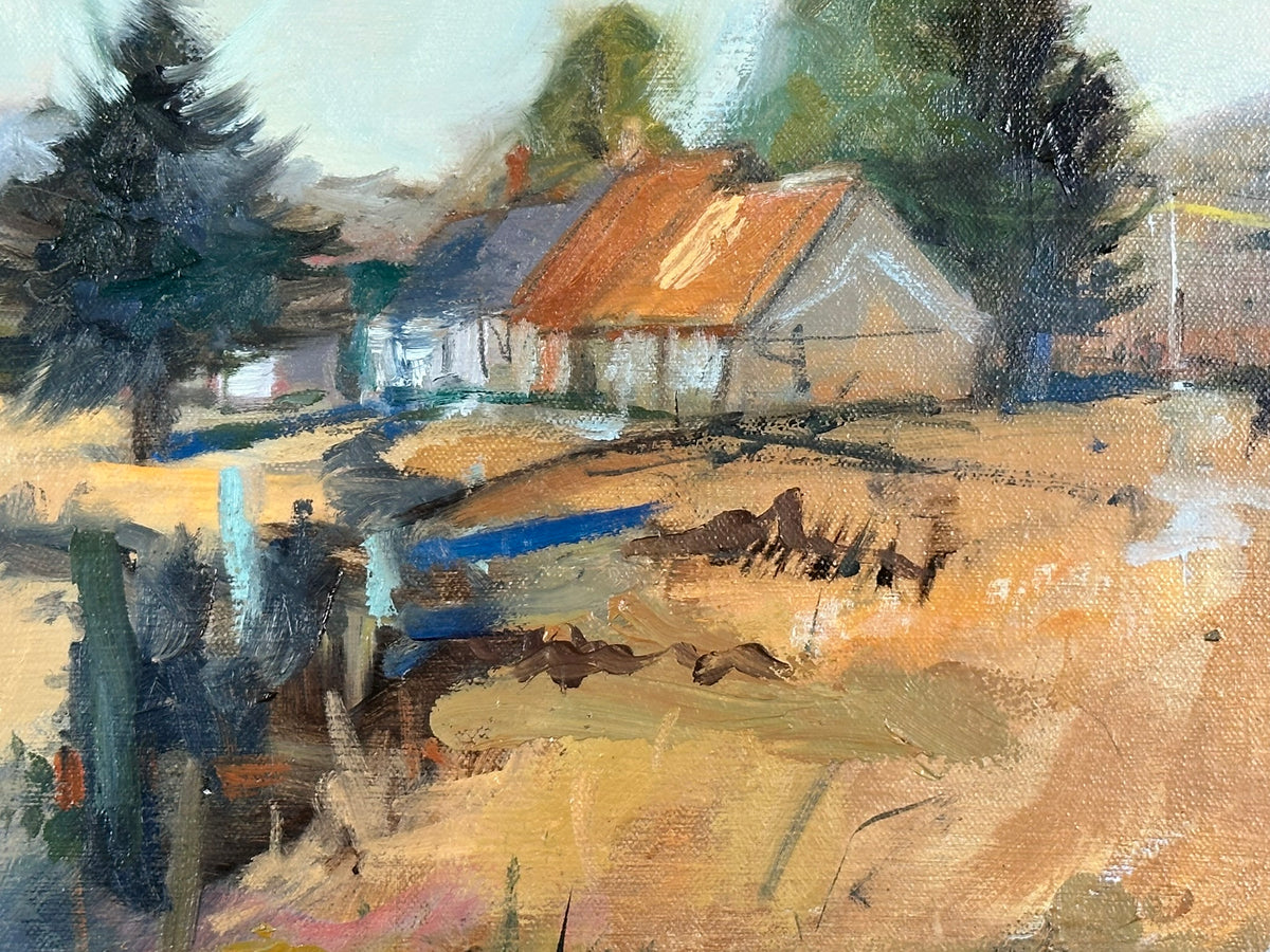 Kate Downie RSA (b.1958) - River Croft
