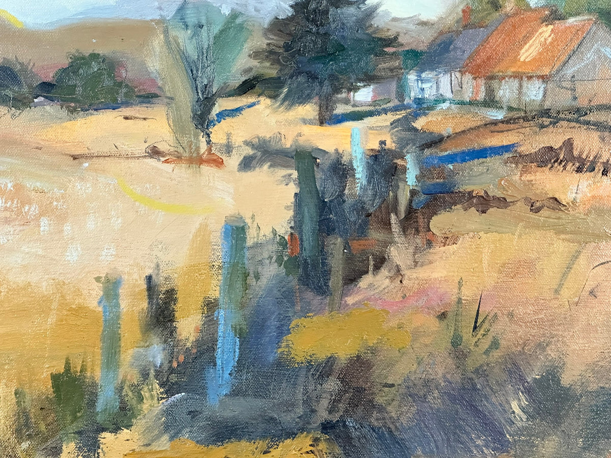 Kate Downie RSA (b.1958) - River Croft