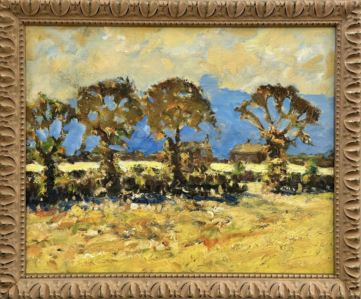 Keith Gardner RCA (1933-2025) - North Wales Summer Fields / Low Tide, Trearddur Bay