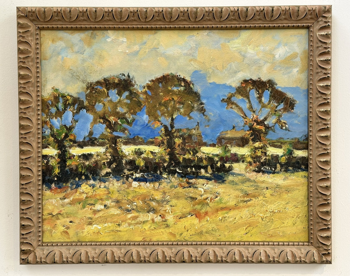 Keith Gardner RCA (1933-2025) - North Wales Summer Fields / Low Tide, Trearddur Bay