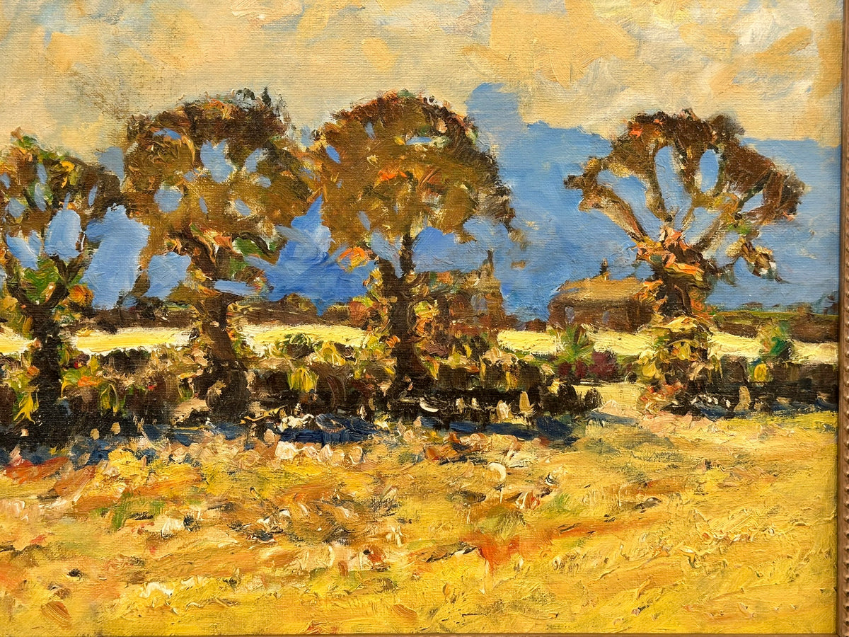 Keith Gardner RCA (1933-2025) - North Wales Summer Fields / Low Tide, Trearddur Bay