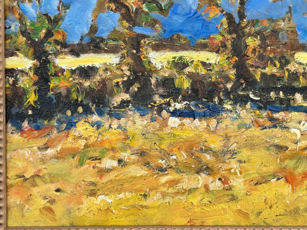 Keith Gardner RCA (1933-2025) - North Wales Summer Fields / Low Tide, Trearddur Bay