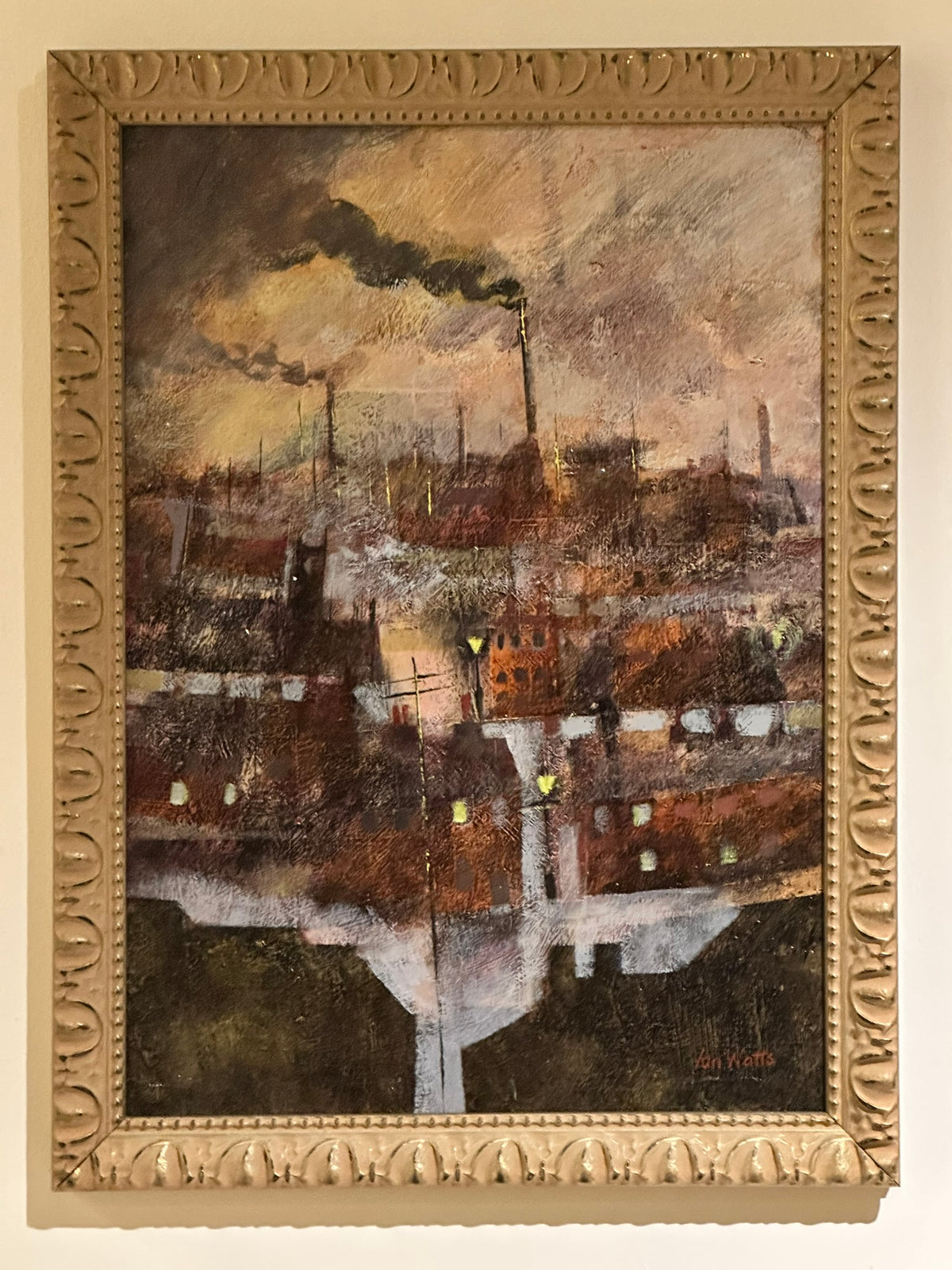 Ian Watts - Street Lamps - Original Northern Art