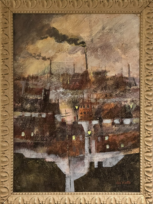 Ian Watts - Street Lamps - Original Northern Art
