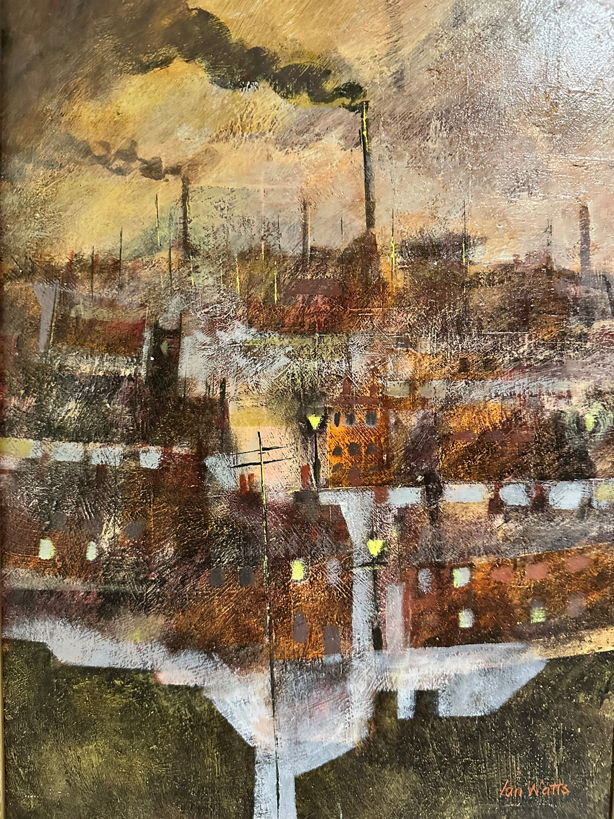 Ian Watts - Street Lamps - Original Northern Art