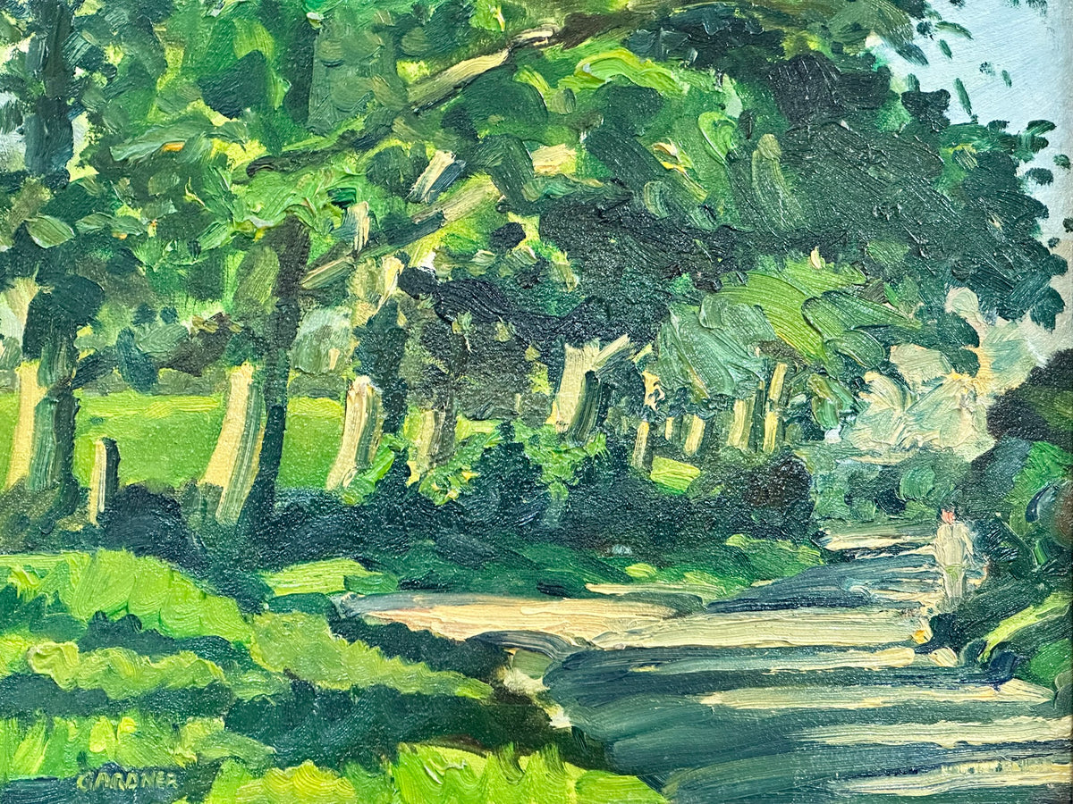 Keith Gardner RCA (1933-2025) - Country Track / Canal Barge