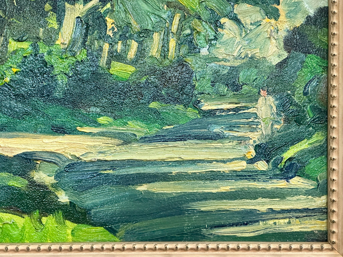 Keith Gardner RCA (1933-2025) - Country Track / Canal Barge