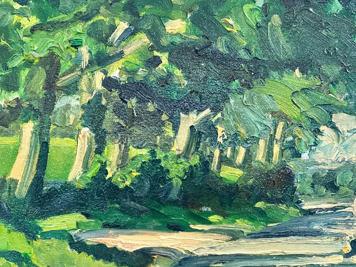 Keith Gardner RCA (1933-2025) - Country Track / Canal Barge