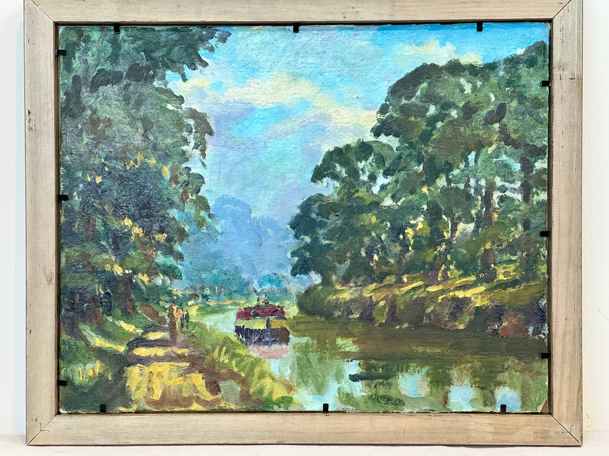 Keith Gardner RCA (1933-2025) - Country Track / Canal Barge