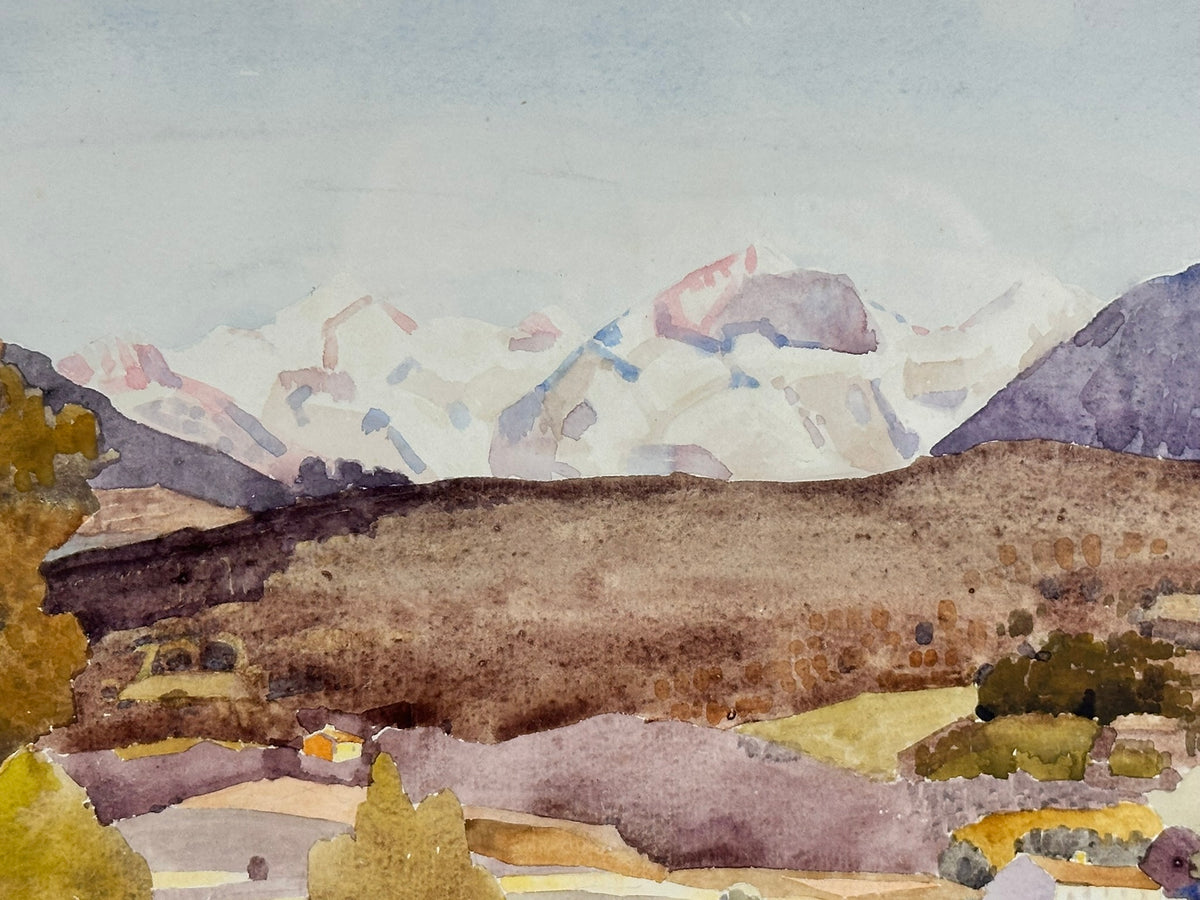Ernest Yarrow-Jones (1872-1951) - No. 5 The Alpes Maritimes from St Paul