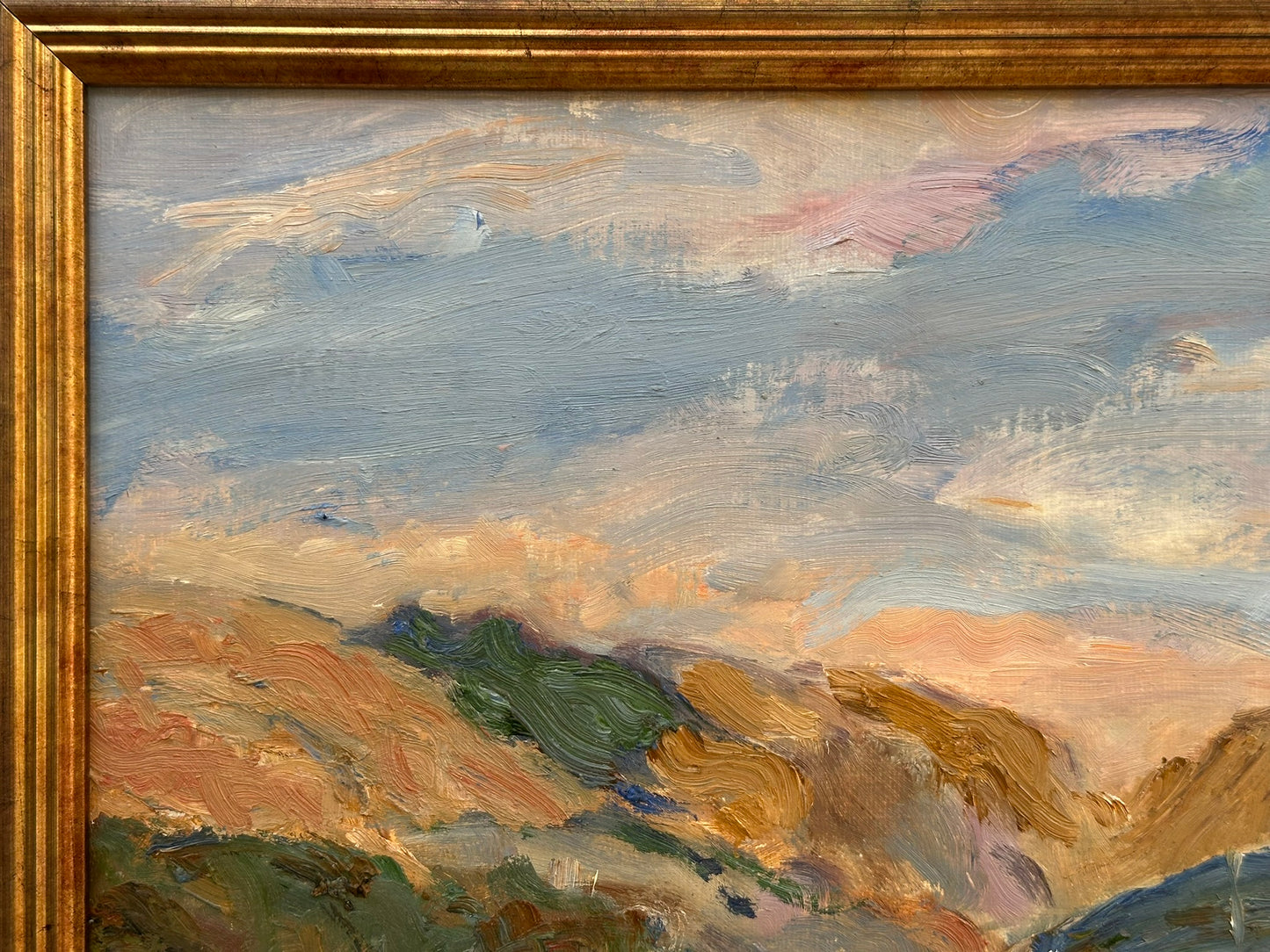 Keith Gardner RCA Oil Painting Scottish Harbour Isle of Skye Castle Moil 40x30cm