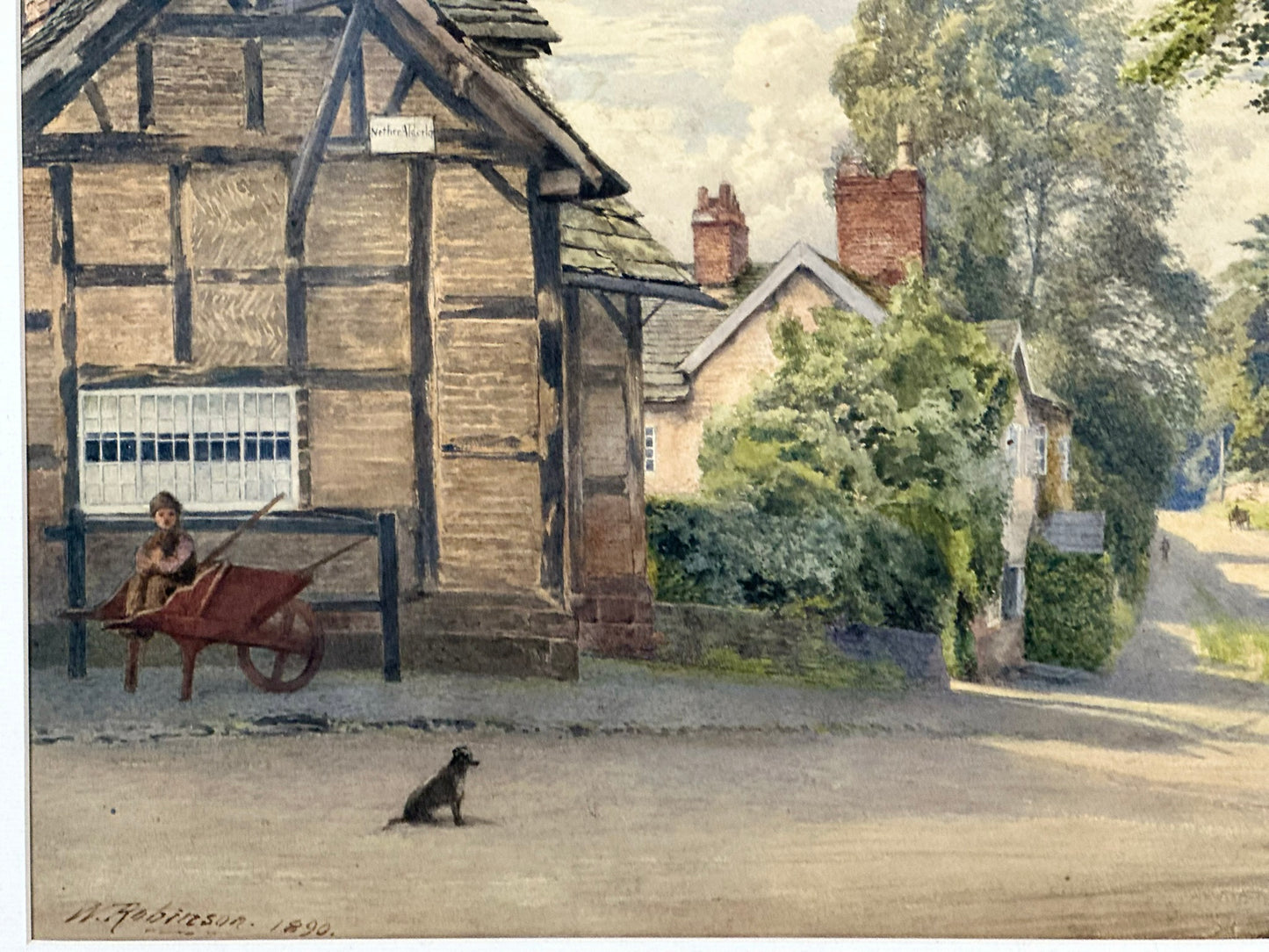 William Robinson 1835-1895 Nether Alderley Cheshire Watercolour 42x59cm
