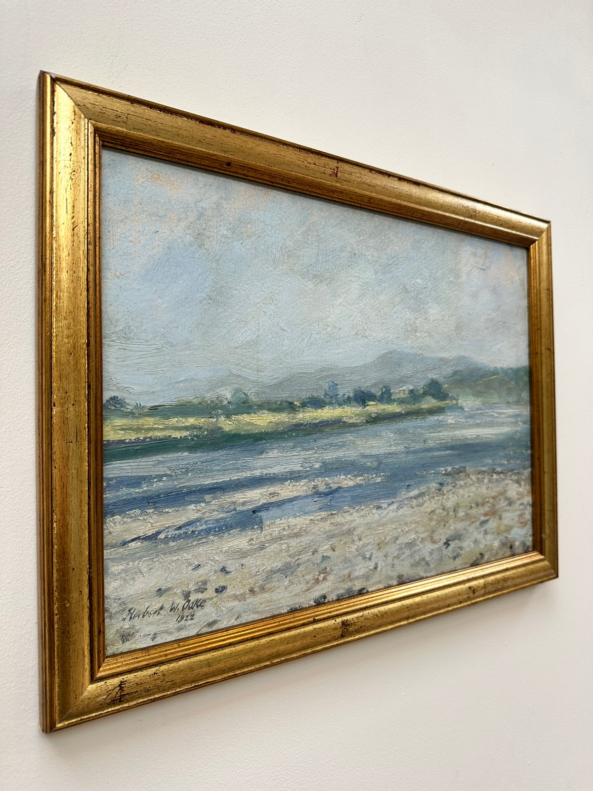 Herbert Walter Oake (1881-1939) - Untitled River Landscape