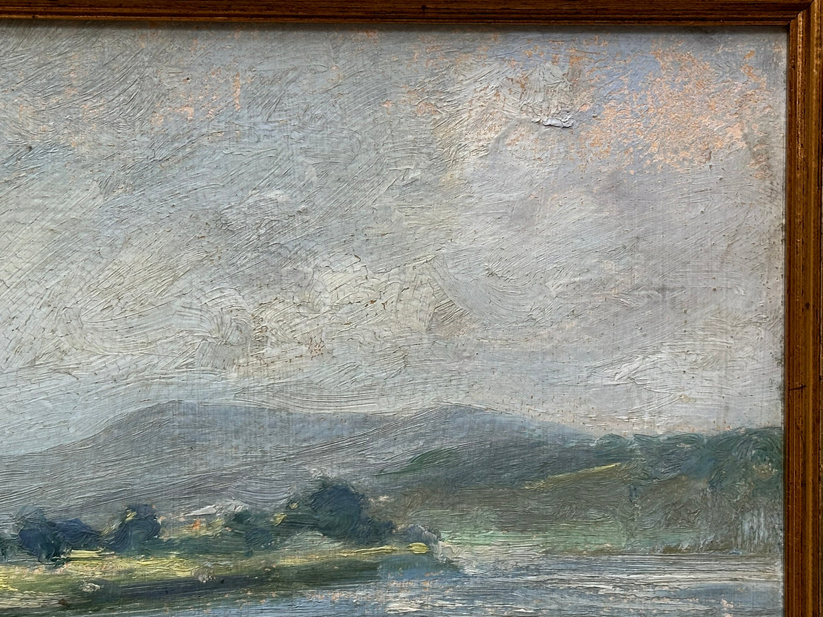 Herbert Walter Oake (1881-1939) - Untitled River Landscape