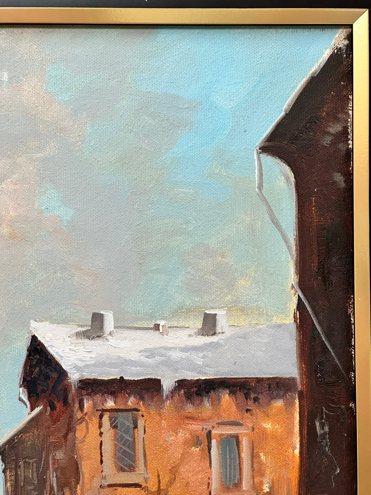 Continental School - Continental Winter Street Scene