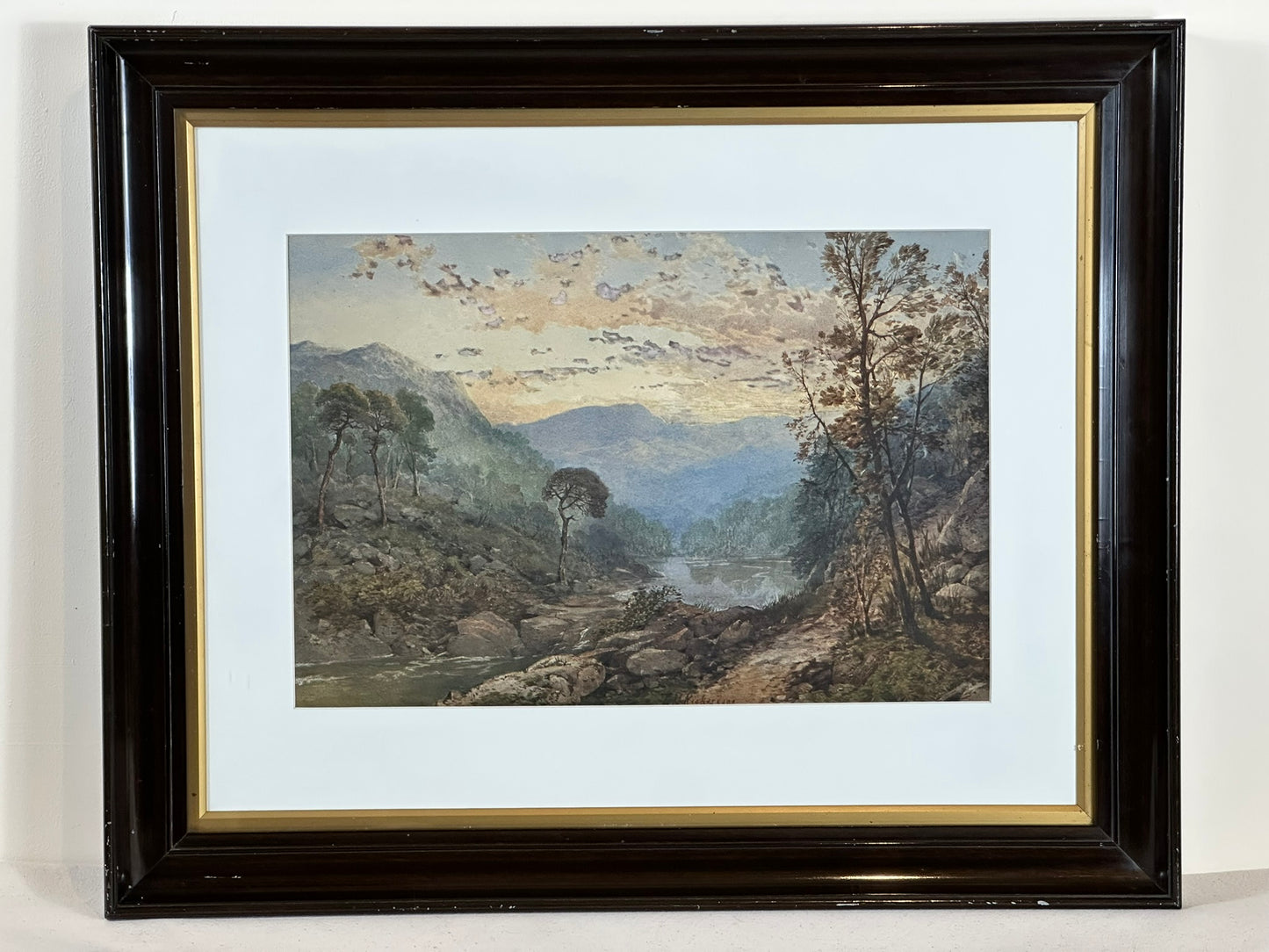 Thomas Miles Richardson Senior - Sunset Trossachs, Scotland - Christies provenance