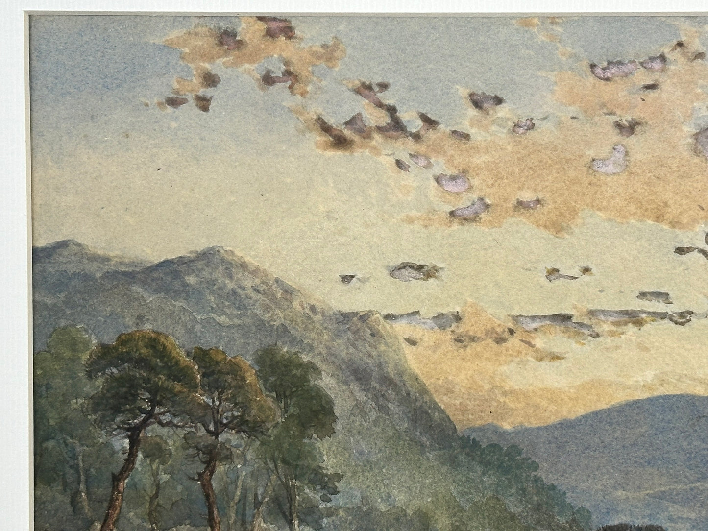 Thomas Miles Richardson Senior - Sunset Trossachs, Scotland - Christies provenance