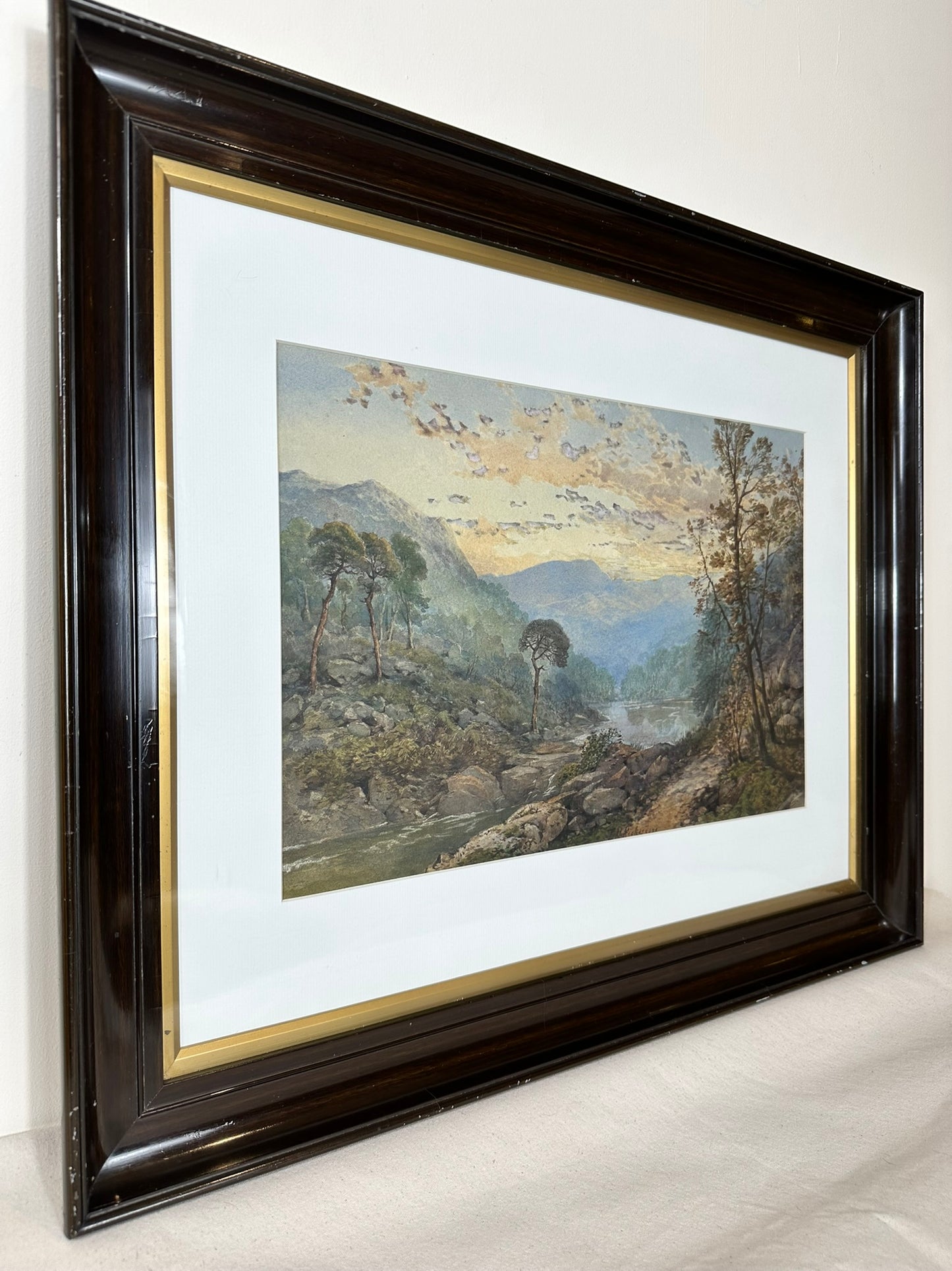 Thomas Miles Richardson Senior - Sunset Trossachs, Scotland - Christies provenance