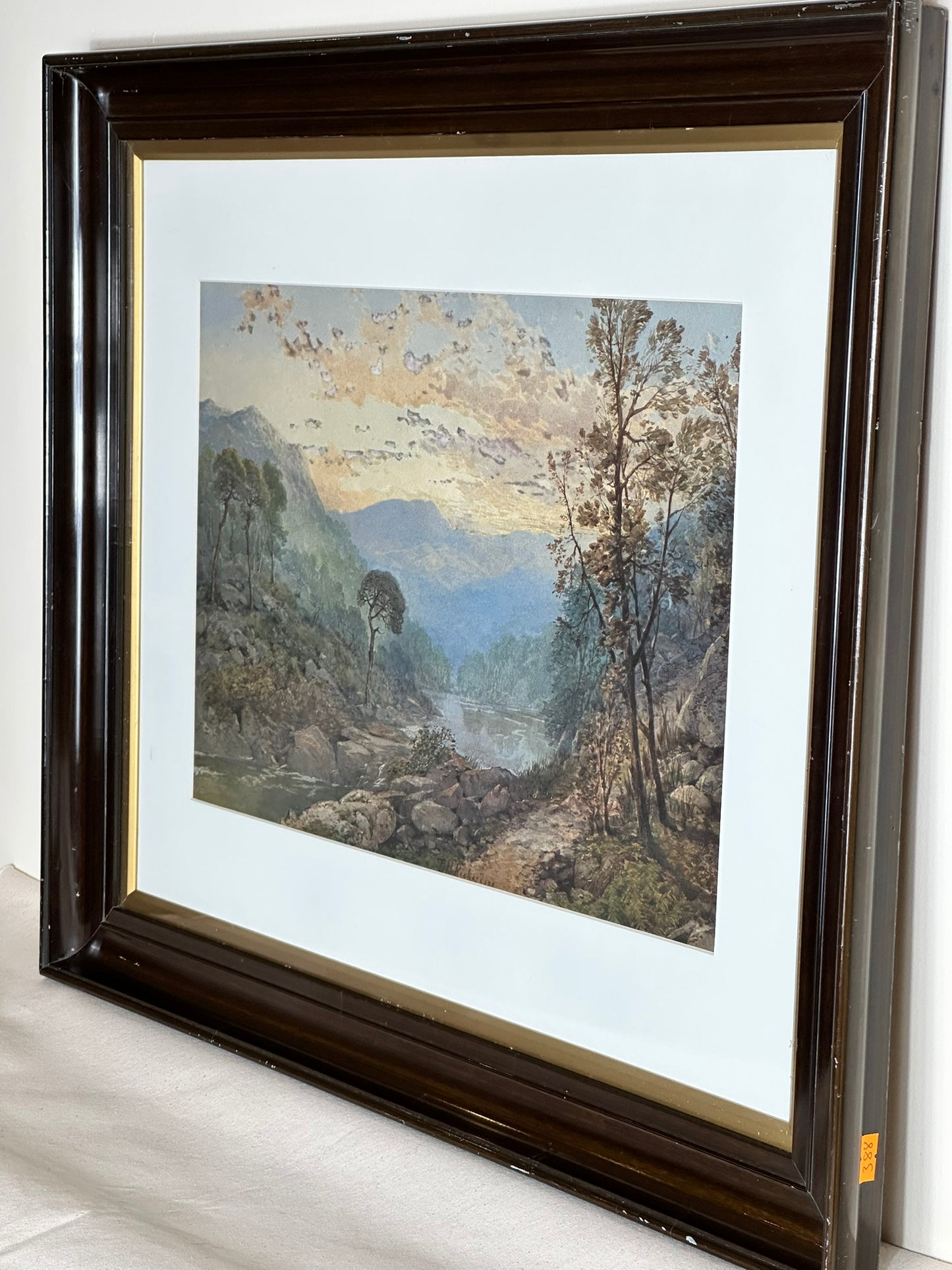 Thomas Miles Richardson Senior - Sunset Trossachs, Scotland - Christies provenance