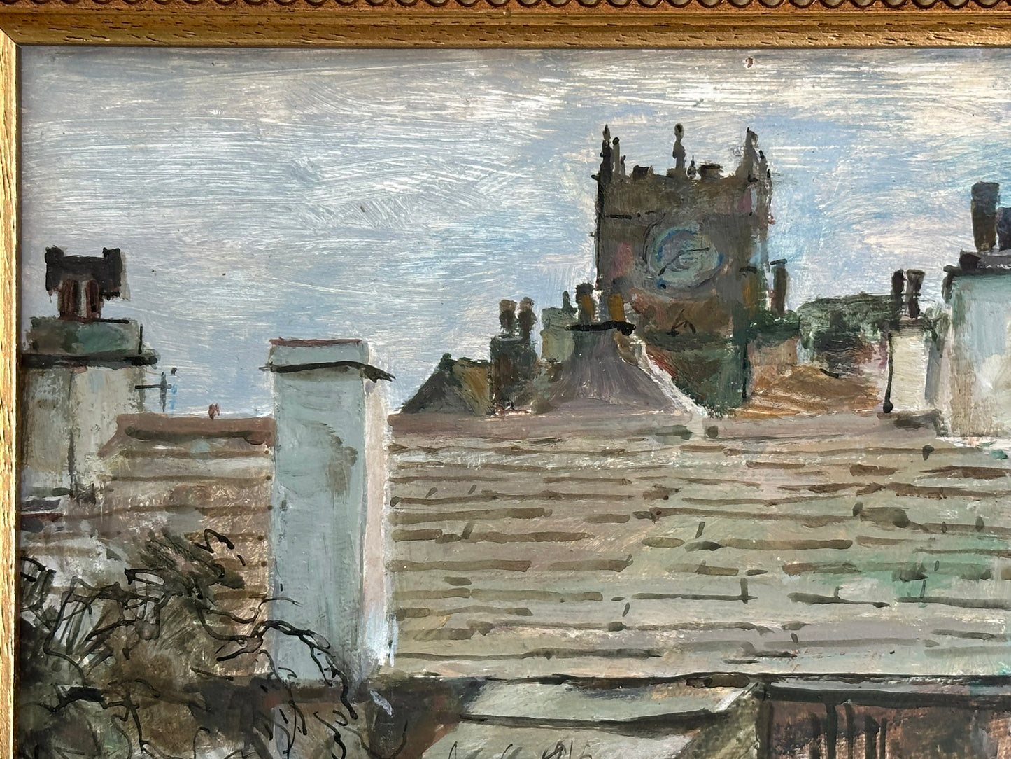 Joseph Pighills - Haworth Church Yorkshire Oil Painting - Brontë Village Scene