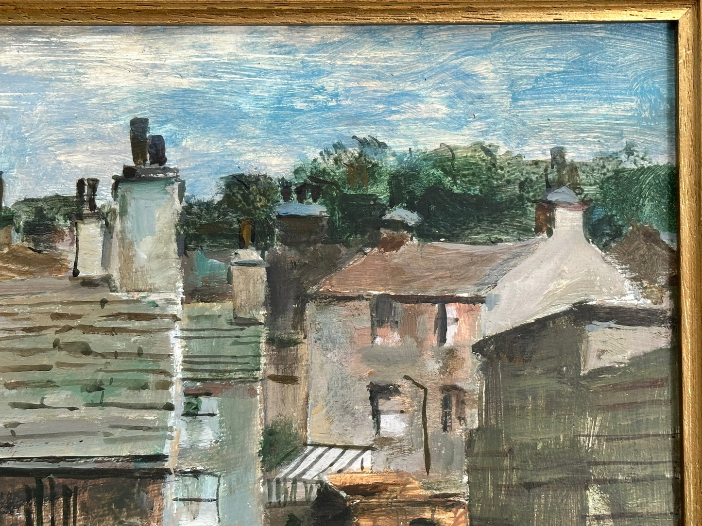 Joseph Pighills - Haworth Church Yorkshire Oil Painting - Brontë Village Scene