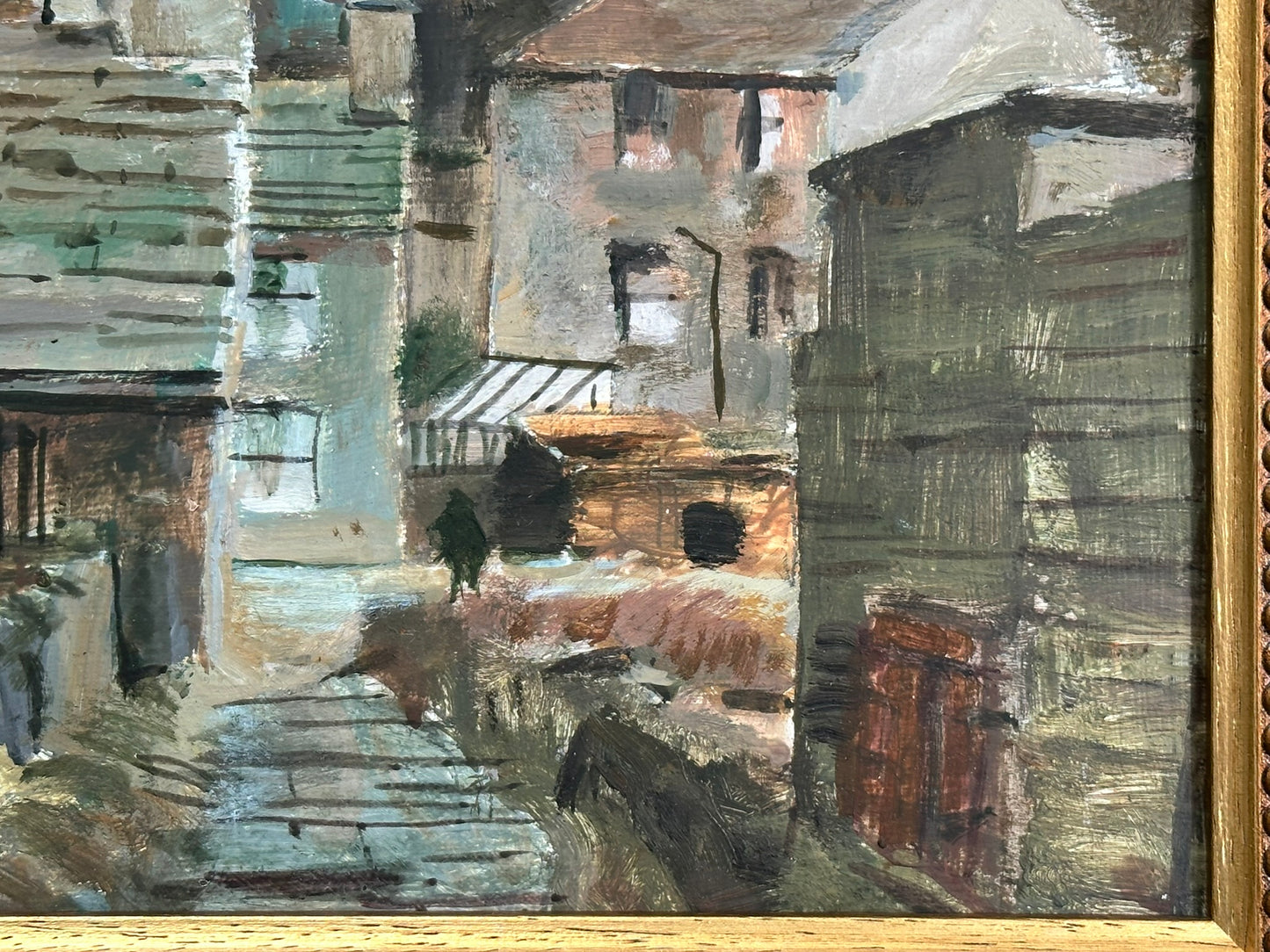 Joseph Pighills - Haworth Church Yorkshire Oil Painting - Brontë Village Scene