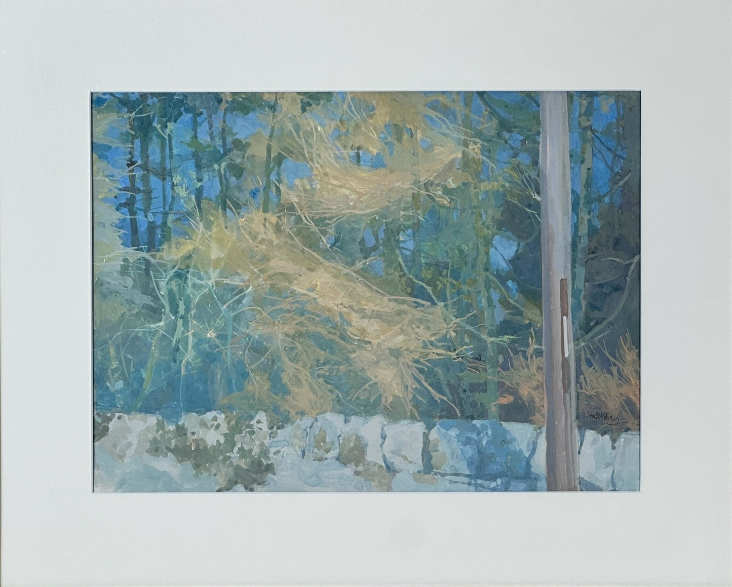 Irene Halliday RSW (1931 to 2023) - Woodland Scene