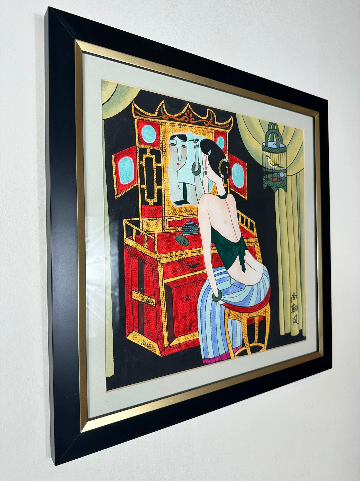 Milly (Shang Chaofeng) Female Make Up - Original Chinese Ink Painting Exhibited