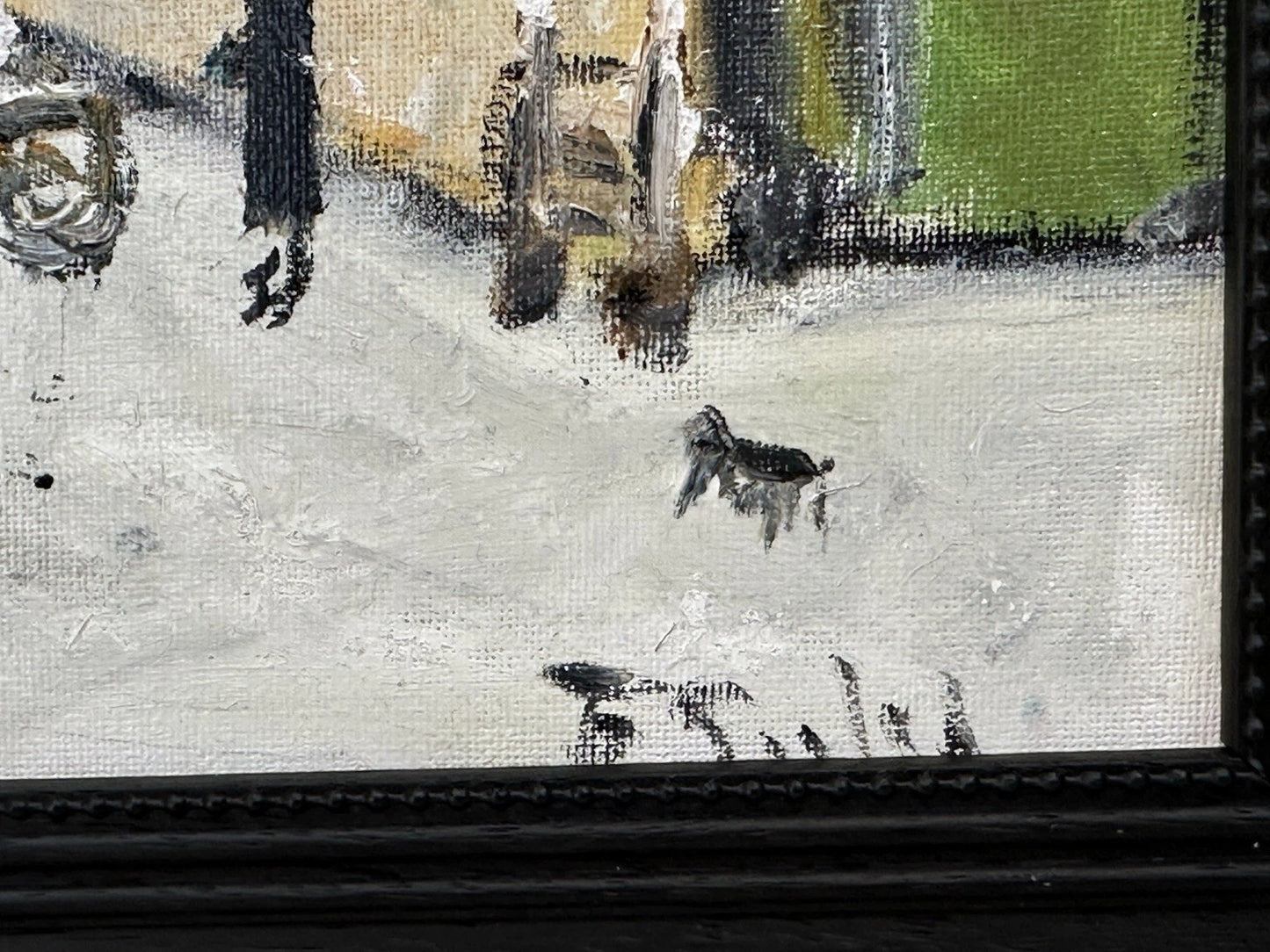 John Goodlad - Oil Painting The Old Lane Signed 2025 30x25cm Framed Northern Art
