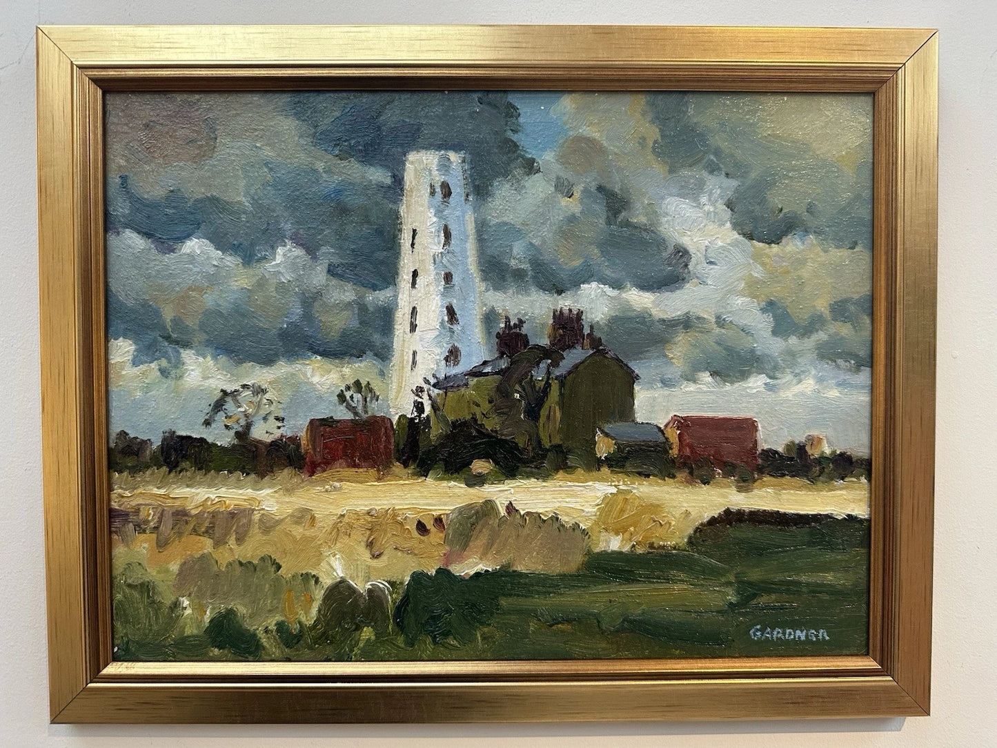 Keith Gardner RCA Framed Oil Painting Leasowe Lighthouse Wirral Signed Art