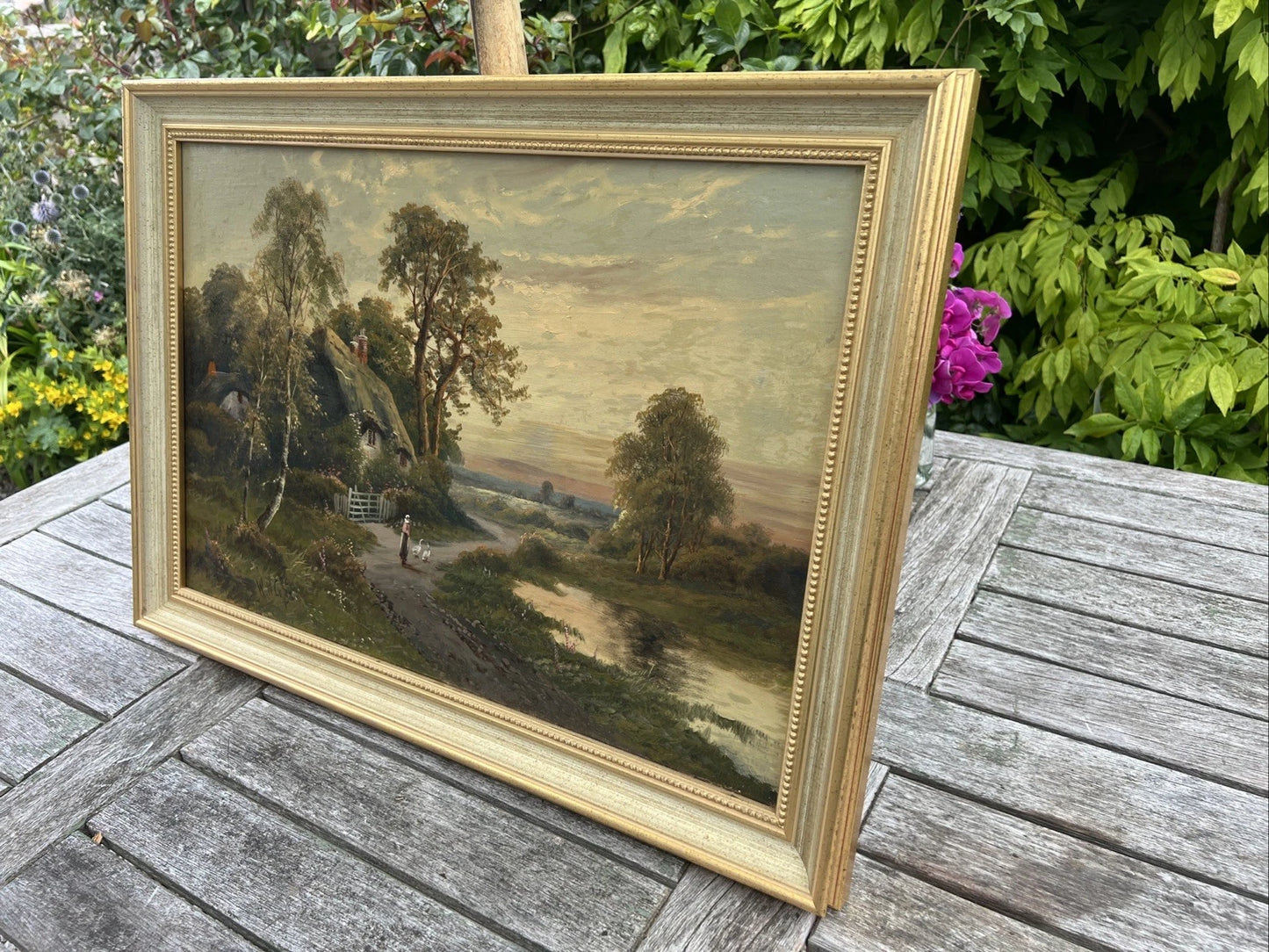 Walter Wallor Caffyn Original Oil Painting English Landscape Framed 61x41cm
