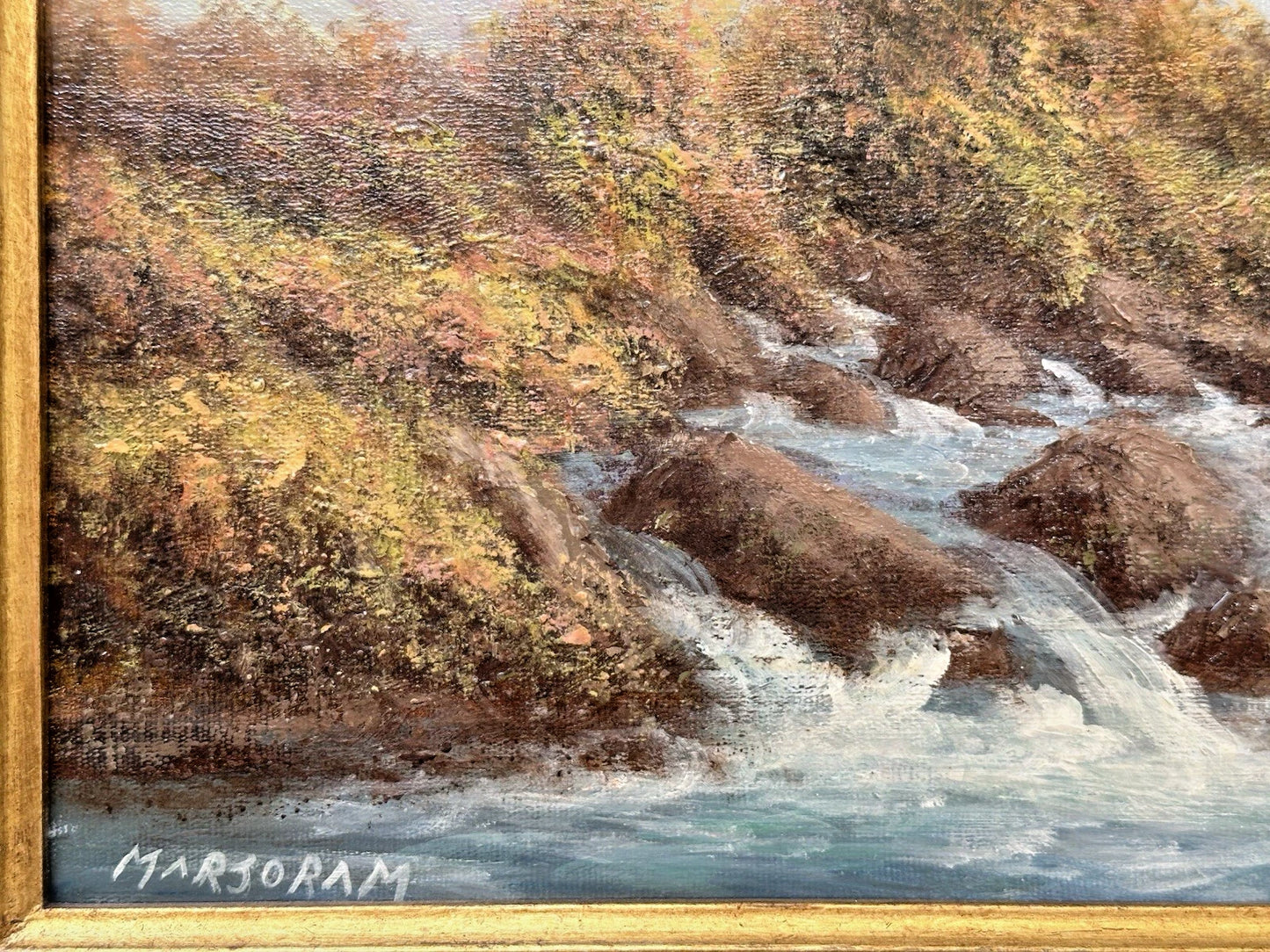 Jerry Marjoram - Irish Landscape Connemara Oil on Canvas 30x40cm Sheep Grazing