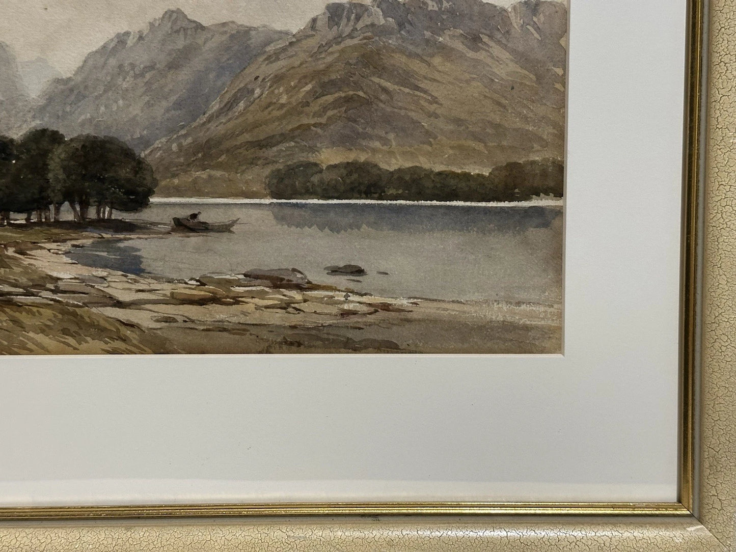 James Hervé d'Egville NWCS (c.1810–1880) Highland Landscape Watercolour 34x24cm